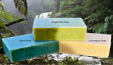 organic soap bar essential oils thyme lemongrass peppermint