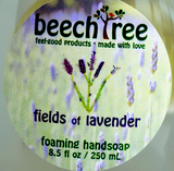 front label lavender hand soap